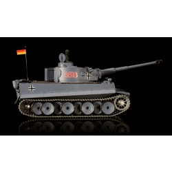 Czołg zdalnie sterowany ASG/IR/dźwięk/dym 1:16 German Tiger 1 RTR 2.4Ghz - Heng Long 3818-1U